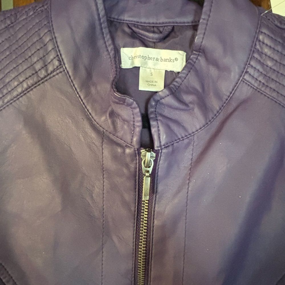 Christopher & Banks Deep Purple Jacket
